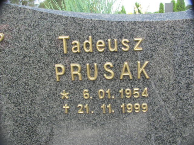 Tadeusz Prusak 1954 Twardogóra - Grobonet - Wyszukiwarka osób pochowanych