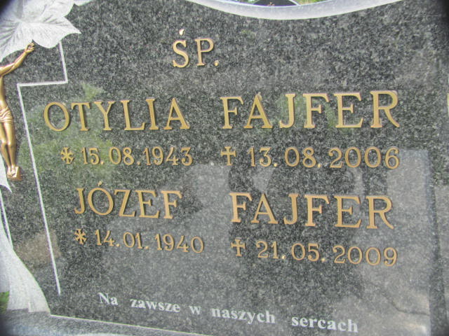 Józef Fajfer 1940 Twardogóra - Grobonet - Wyszukiwarka osób pochowanych