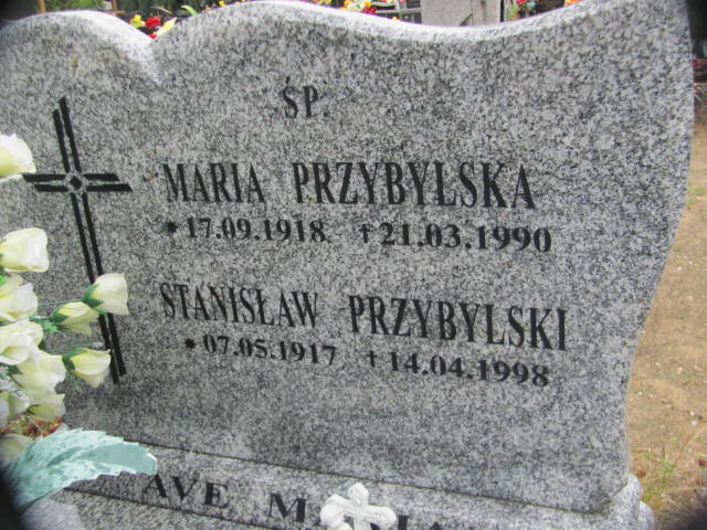 Maria Przybylska 1918 Twardogóra - Grobonet - Wyszukiwarka osób pochowanych