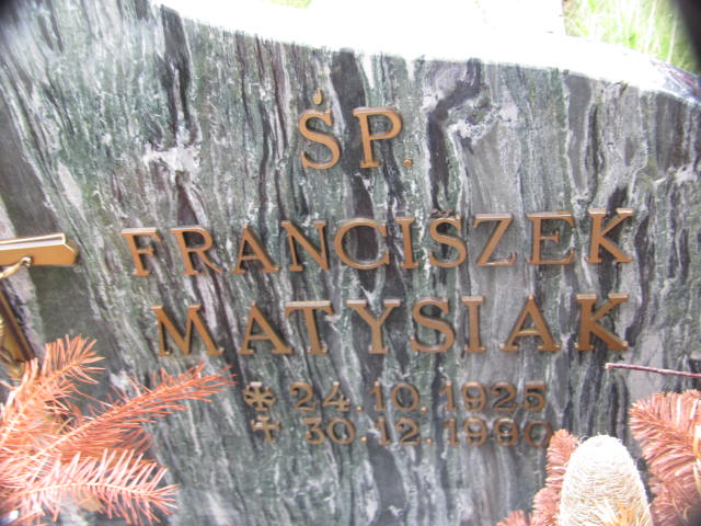 Jerzy Matysiak 1955 Twardogóra - Grobonet - Wyszukiwarka osób pochowanych