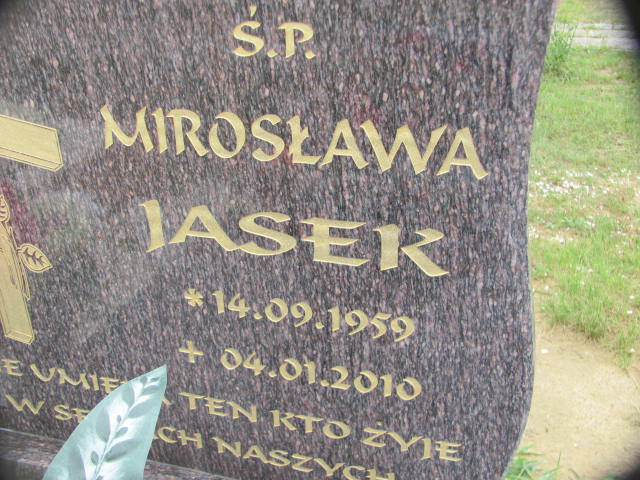 Mirosława Jasek 1959 Twardogóra - Grobonet - Wyszukiwarka osób pochowanych