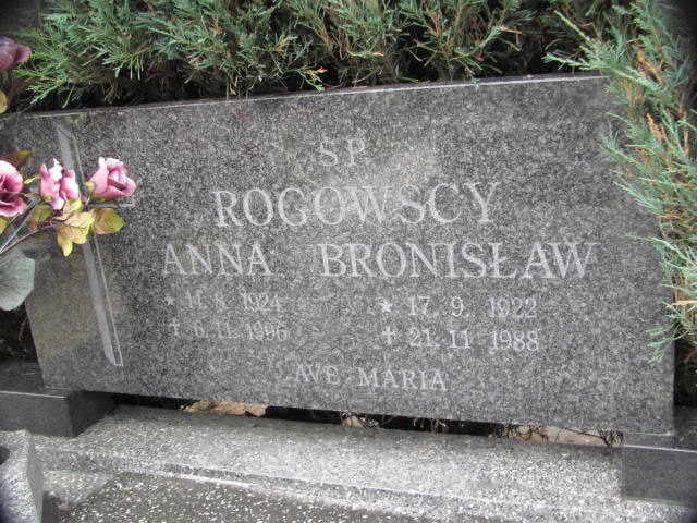 Bronisław Rogowski 1922 Twardogóra - Grobonet - Wyszukiwarka osób pochowanych